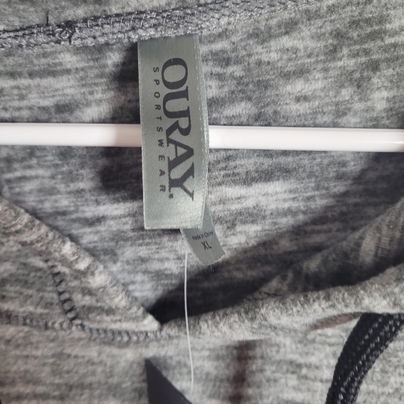 New Ouray sportswear grey hoodie size xl - Picture 8 of 11